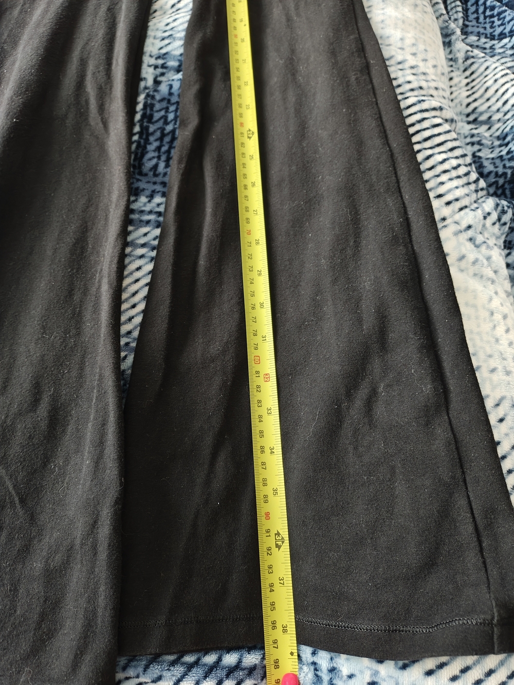 Aritzia Black Ribbed Drawstring Flare Pants - Picture 10 of 13